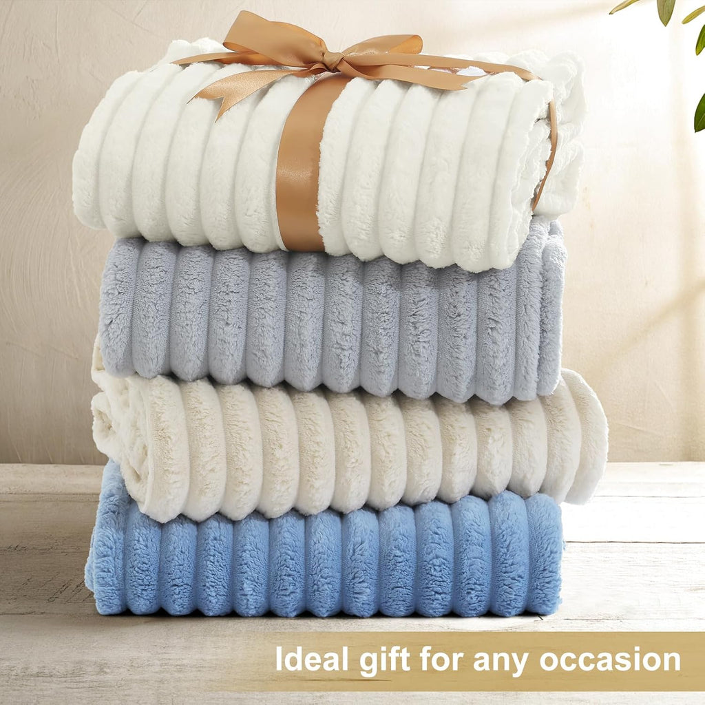 Cozy Fluffy Plush Blanket: Pink